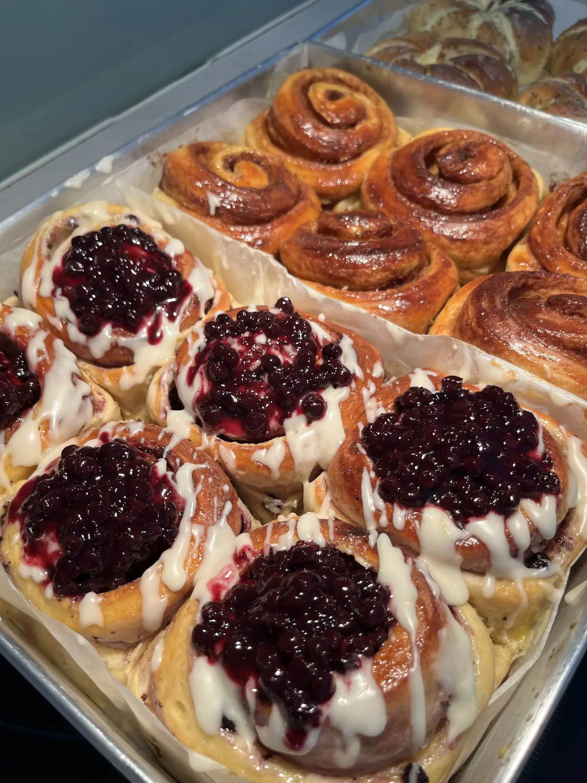 Blueberry rolls with homemade compote — Butter and Flour District 7